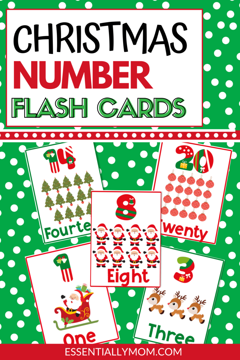 christmas number flashcards,printable number flashcards,christmas number flash cards,pre k number flash cards,number flash cards printable free