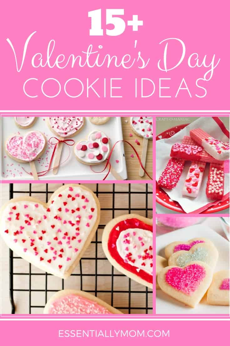 EASY Valentine Cookie Ideas Kids Will Love! - Essentially Mom