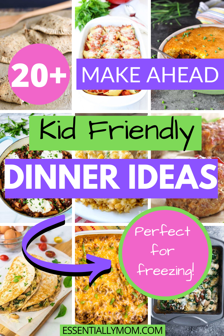 20+ Make Ahead Dinner Ideas for Busy Moms (perfect for freezing!)