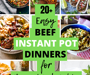 beef instant pot dinners