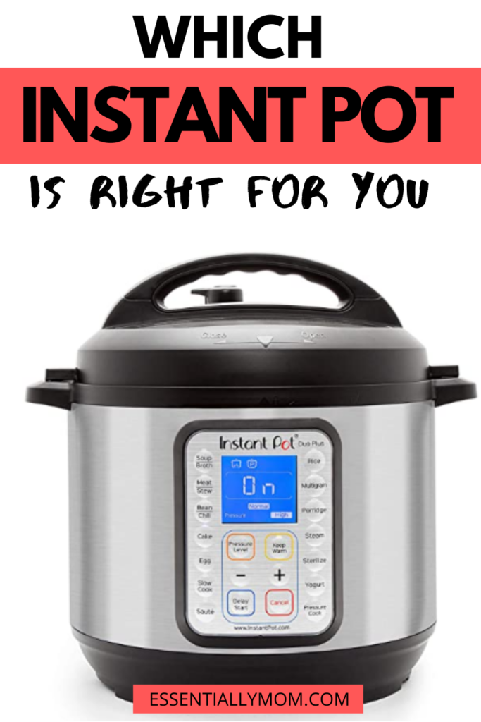 When deciding on the size of Instant Pot you want to get, you need to consider the size of meals you want to cook. Also, the size of your family will also help determine which Instant Pot is best for you.