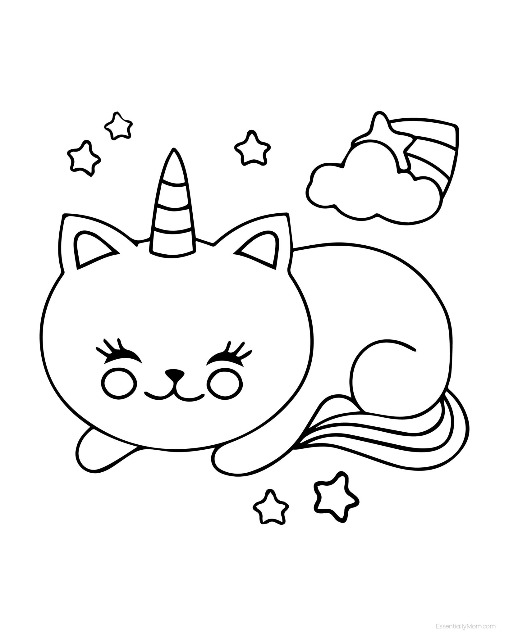 FREE Unicorn Coloring Pages Printable for Kids   Unicorn coloring book