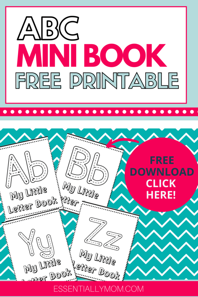 ABC Mini Book Printable Alphabet Letter Mini Book