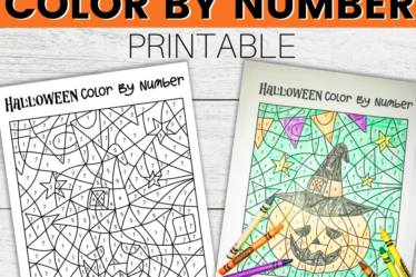 halloween colour by numbers,halloween color by number printable