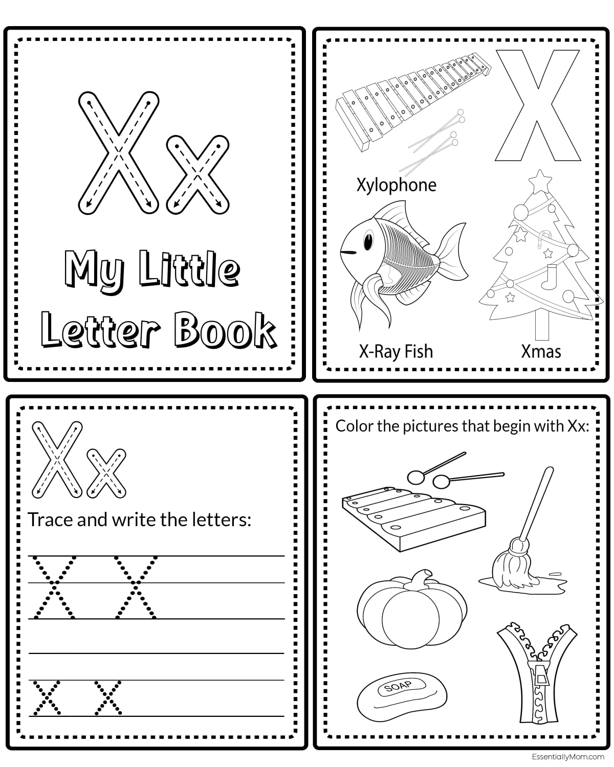 abc mini book printable alphabet letter mini book