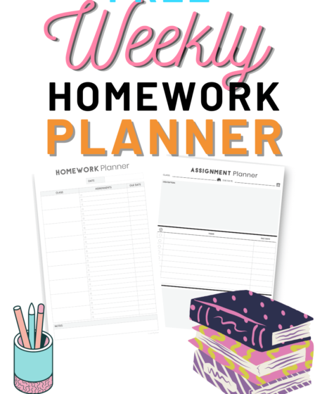 printable weekly homework planner,weekly homework assignment planner,weekly assignment planner,free homework planner printable